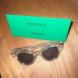Bottega Veneta Sunglasses - clear frame